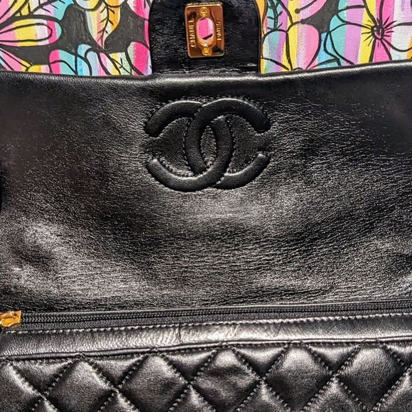Chanel Matelasse Caviar Black Lambskin Quilted Timeless Square Backpack … - Picture 8 of 9